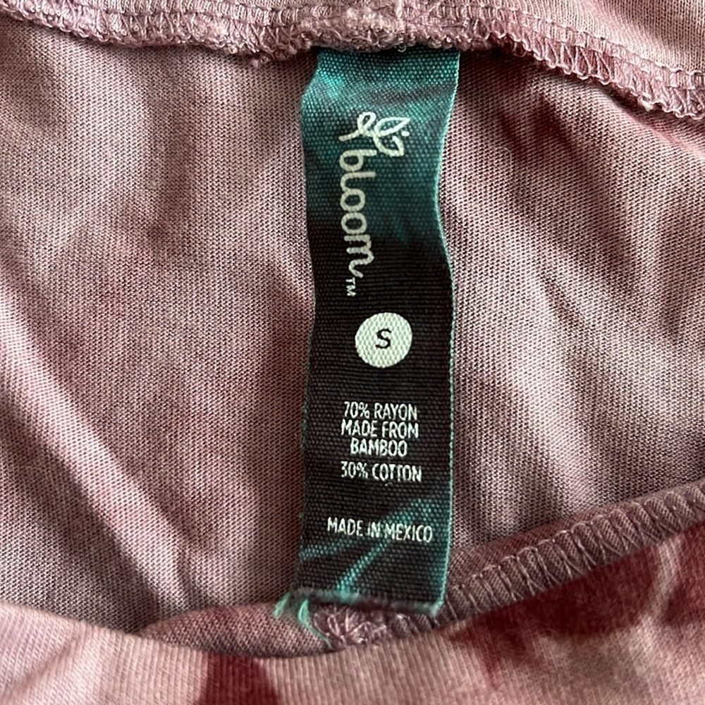 Bloom Purple Tye Dye Long Sleeve Top S - Picture 4 of 4